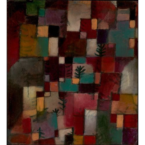 Paul Klee, Red Green And Yellow Violet Rhythms Paul Klee, Red Green And Yellow Violet Rhythms