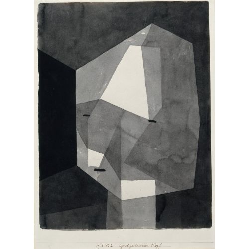 Paul Klee, Rough Cut Head Paul Klee, Rough Cut Head