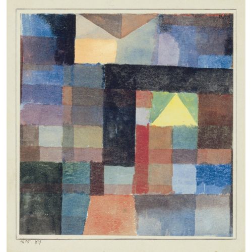 Paul Klee Space Architecture Abstract Art Movements Canvas, Drawing Paper Prints, Reproduction Oil Painting and High Resolution