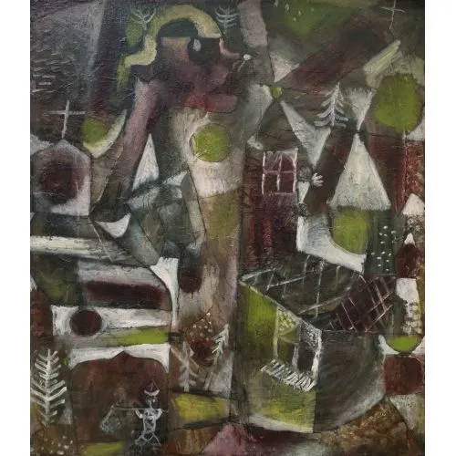 Paul Klee Bataklık Efsanesi Soyut Paul Klee Bataklık Efsanesi Soyut Sanat Akımları Kanvas Efektli Tablo, Resim Kağıdı Baskısı, Reprodüksiyon ve Yüksek