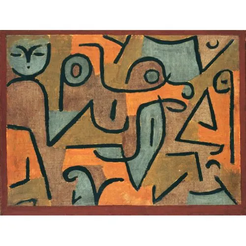 Paul Klee Ten Americans Abstract Art Movements Canvas, Drawing Paper Prints, Reproduction Oil Painting and High Resolution Image