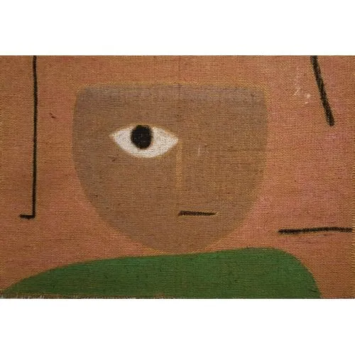 Paul Klee Göz Soyut Paul Klee Göz Soyut Sanat Akımları Kanvas Efektli Tablo, Resim Kağıdı Baskısı, Reprodüksiyon ve Yüksek