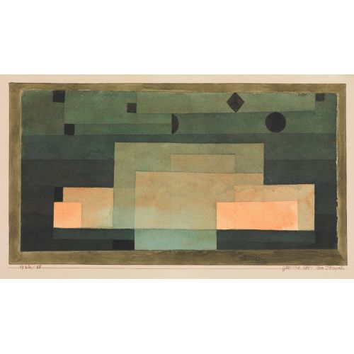 Paul Klee, The Firmament Above The Temple