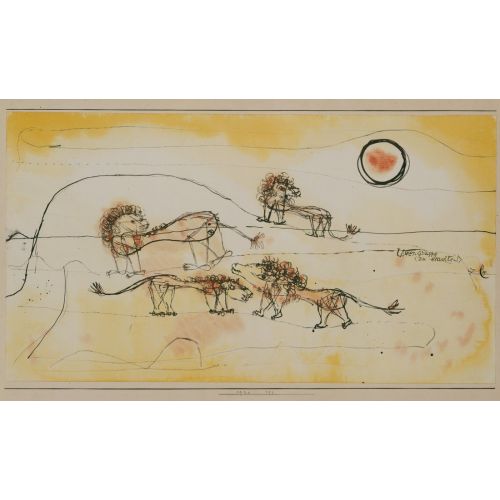 Paul Klee, A Pride Of Lions