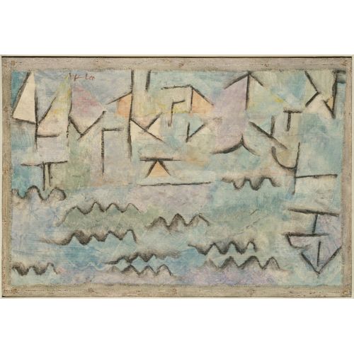 Paul Klee, The Rhine At Duisburg