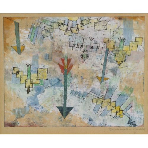 Paul Klee, Birds Swooping Down And Arrows Paul Klee, Birds Swooping Down And Arrows