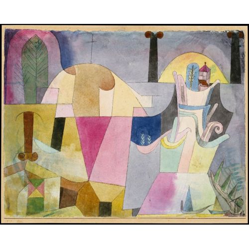 Paul Klee, Manzaradaki Siyah Sütunlar