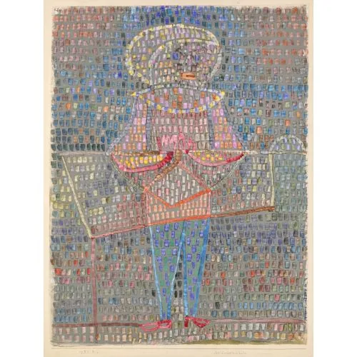 Paul Klee, Boy In Fancy Dress Abstract Paul Klee Boy In Fancy Dress Abstract Art Movements Canvas, Drawing Paper Prints, Reproduction Oil Painting and High Resolution