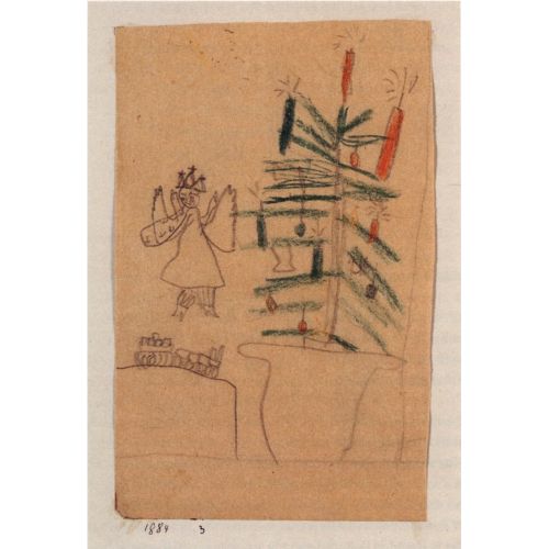 Paul Klee, Christmas Tree With Christkind Railway Paul Klee, Christmas Tree With Christkind Railway