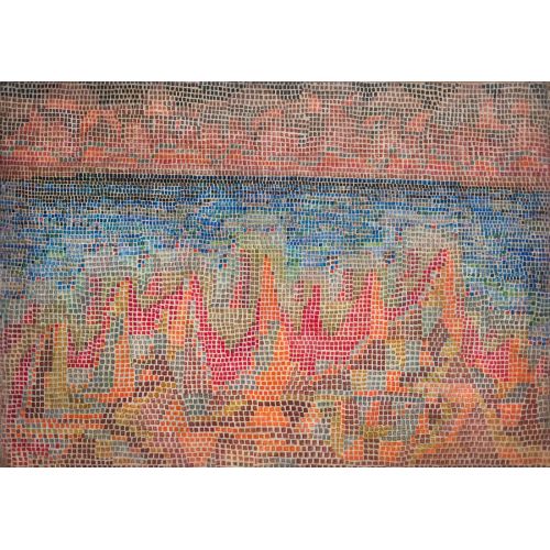 Paul Klee, Cliffs On The Lake Paul Klee, Cliffs On The Lake