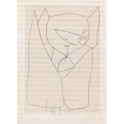 Paul Klee Crisis Of An AngelII Surrealism Art Movements Canvas, Drawing Paper Prints, Reproduction Oil Painting and High