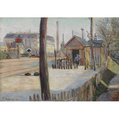 Paul Signac, Bois Colombes Yakınındaki Demiryolu Kavşağı Paul Signac, Bois Colombes Yakınındaki Demiryolu Kavşağı