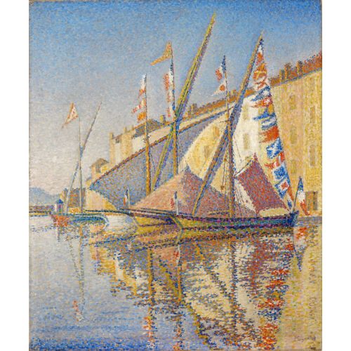 Paul Signac, Bayraklı Tartanlar Paul Signac, Bayraklı Tartanlar