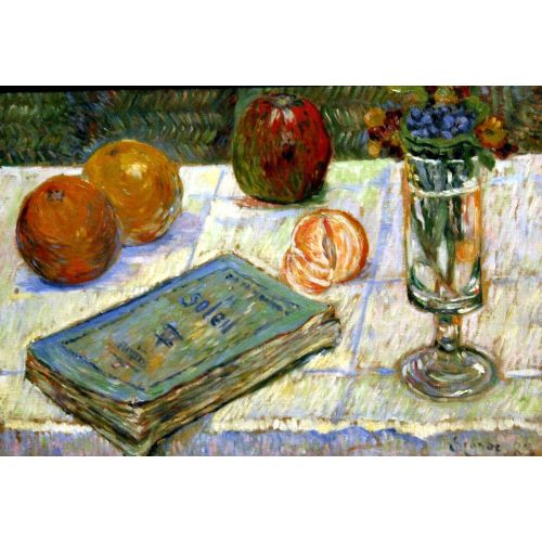 Paul Signac, Bir Kitapla Natürmort