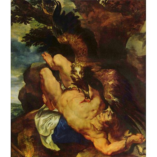 Peter Paul Rubens Prometheus Bound Baroque Art Movements Canvas, Drawing Paper Prints, Reproduction Oil Painting and High