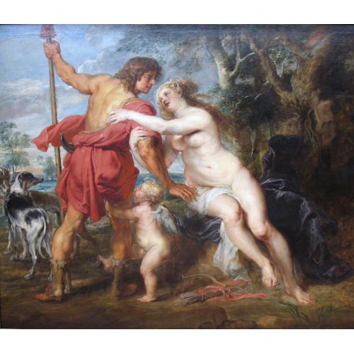 Peter Paul Rubens Venus Und Adonis Anagoria Baroque Art Movements Canvas, Drawing Paper Prints, Reproduction Oil Painting and