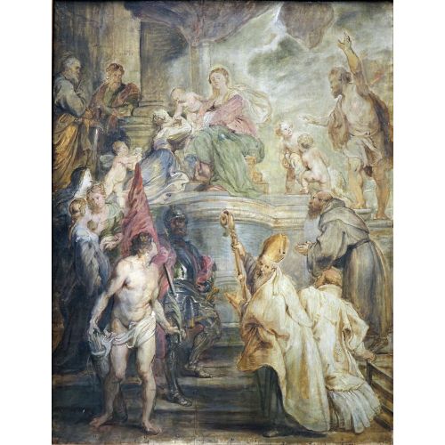 Peter Paul Rubens, Entwurf Hochaltarbild Peter Paul Rubens, Entwurf Hochaltarbild