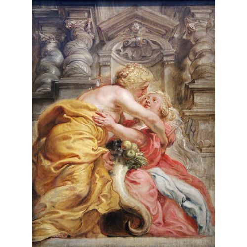 Peter Paul Rubens, La Paix Embrassant L'abondance Peter Paul Rubens, La Paix Embrassant L'abondance