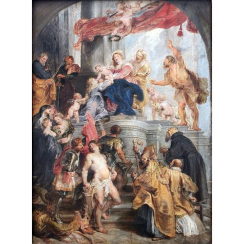 Peter Paul Rubens, Maria Mit Kind Und Heiligen Anagoria Peter Paul Rubens, Maria Mit Kind Und Heiligen Anagoria