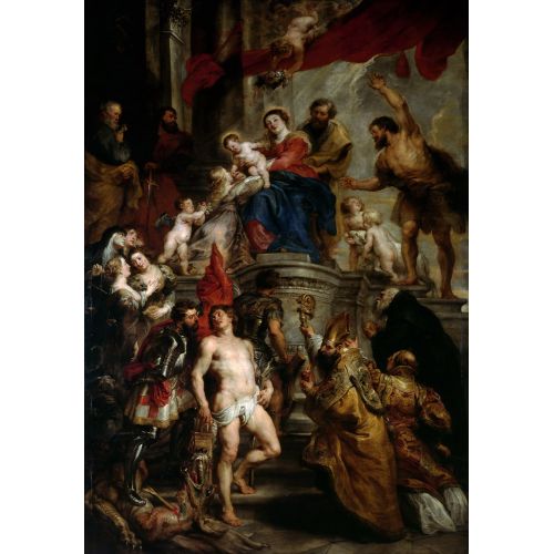 Peter Paul Rubens, Madonna Enthroned With Child And Saints Peter Paul Rubens, Madonna Enthroned With Child And Saints