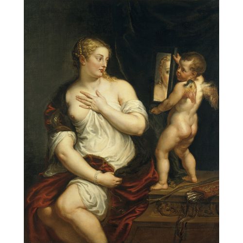 Peter Paul Rubens, Venus And Cupid Baroque Peter Paul Rubens Venus And Cupid Baroque Art Movements Canvas, Drawing Paper Prints, Reproduction Oil Painting and High