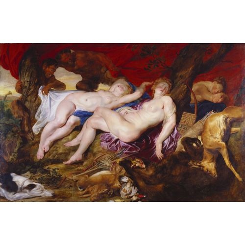 Peter Paul Rubens, Diana And Her Nymphs Spied Upon By Satyrs Peter Paul Rubens, Diana And Her Nymphs Spied Upon By Satyrs