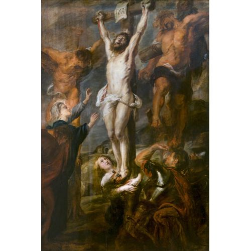 Peter Paul Rubens, Augustins Le Christ Entre Les Deux Larrons