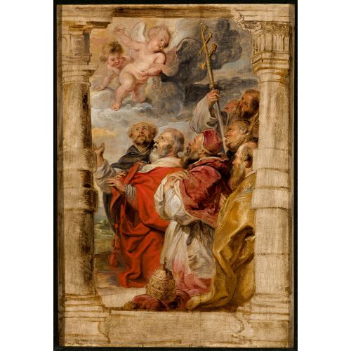 Peter Paul Rubens, The Princes Of The Church Adoring The Eucharist Peter Paul Rubens, The Princes Of The Church Adoring The Eucharist