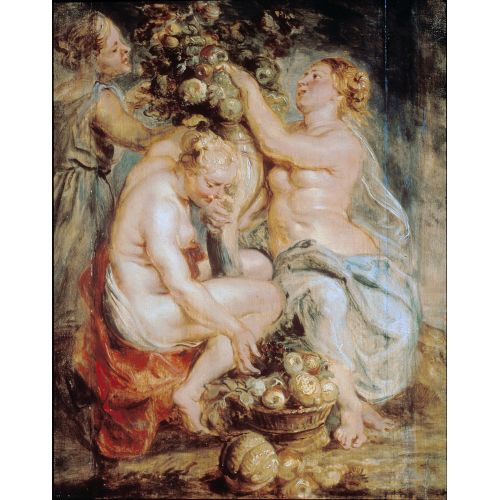 Rubens Ceres And Two Nymphs With A Cornucopia