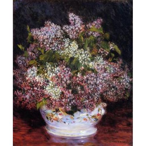 Renoir Bouquet Of Flowers Oil Painting Impressionism Art Movements Canvas, Drawing Paper Prints, Reproduction Oil Painting and