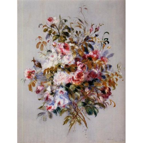 Renoir A Bouquet Of Roses Painting Renoir A Bouquet Of Roses Painting