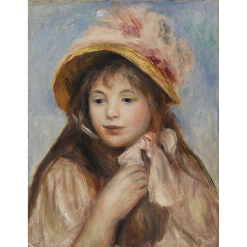 Pierre Auguste Renoir, Pembe Kız Pierre Auguste Renoir, Pembe Kız