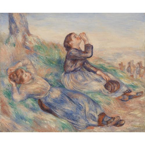 Pierre Auguste Renoir Üzüm Toplayıcılar Empresyonizm Pierre Auguste Renoir Üzüm Toplayıcılar Empresyonizm Sanat Akımları Kanvas Efektli Tablo, Resim Kağıdı Baskısı