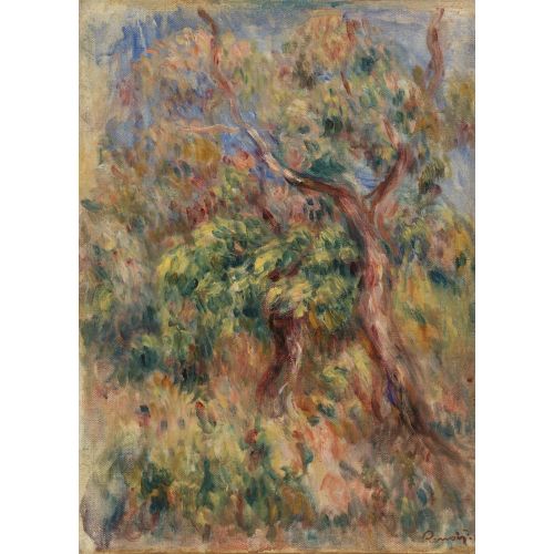 Pierre Auguste Renoir Landscape Iv Impressionism Art Movements Canvas, Drawing Paper Prints, Reproduction Oil Painting and High