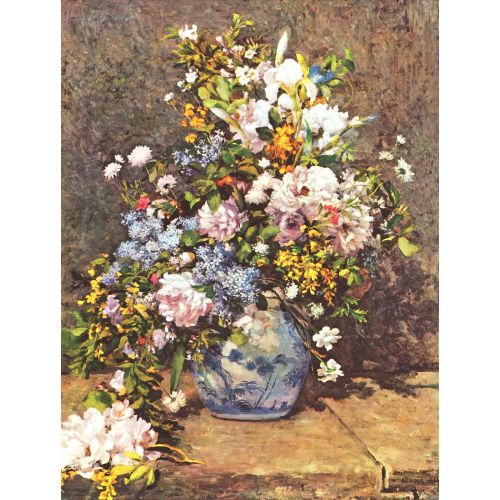 Pierre Auguste Renoir, Vazoda Çiçekler Pierre Auguste Renoir, Vazoda Çiçekler