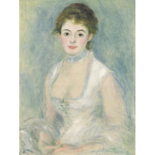 Pierre Auguste Renoir, Madame Henriot 1876 Impressionism Pierre Auguste Renoir Madame Henriot 1876 Impressionism Art Movements Canvas, Drawing Paper Prints, Reproduction Oil Painting and