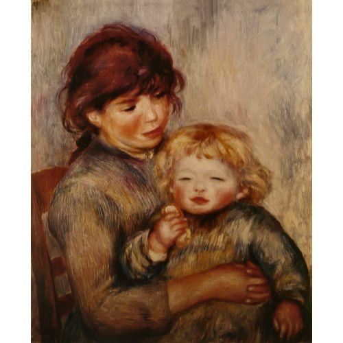 Pierre Auguste Renoir, Annelik Bisküvi İle Çocuk