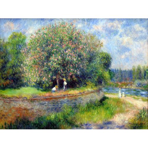 Pierre Auguste Renoir, Chestnut Tree In Bloom