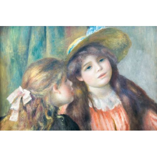 Pierre Auguste Renoir, İki Kız Portresi Pierre Auguste Renoir, İki Kız Portresi