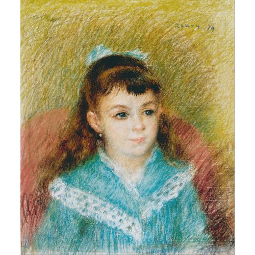 Pierre Auguste Renoir, Genç Kız Portresi Elisabeth Maitre 1879 Pierre Auguste Renoir, Genç Kız Portresi Elisabeth Maitre 1879