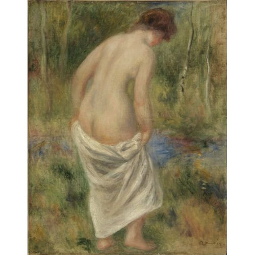 Pierre Auguste Renoir Banyodan Sonra Empresyonizm Pierre Auguste Renoir Banyodan Sonra Empresyonizm Sanat Akımları Kanvas Efektli Tablo, Resim Kağıdı Baskısı