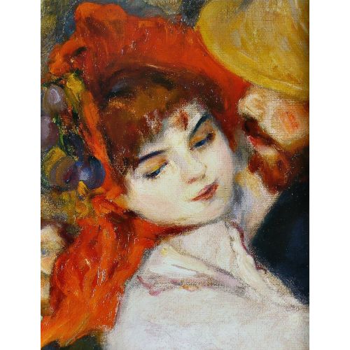 Pierre Auguste Renoir, Suzanne Valadon Dansı Bougival Detay Pierre Auguste Renoir, Suzanne Valadon Dansı Bougival Detay