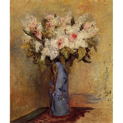 Renoir Vase Of Lilacs And Roses Oil Paintings
