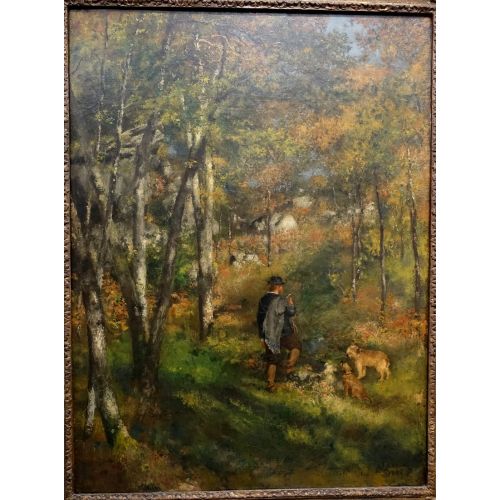 Pierre Auguste Renoir, Hunting Painter Painter At Fontainebleau Forest
