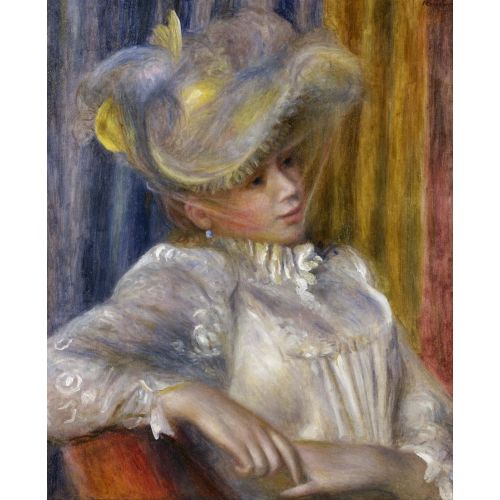 Pierre Auguste Renoir, Şapkalı Kadın Pierre Auguste Renoir, Şapkalı Kadın
