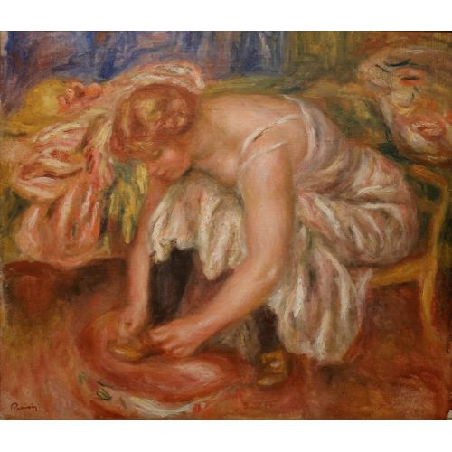 Pierre Auguste Renoir, Ayakkabılarını Bağlayan Kadın