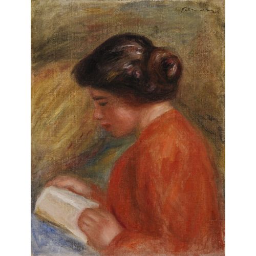 Pierre Auguste Renoir, Young Woman Reading