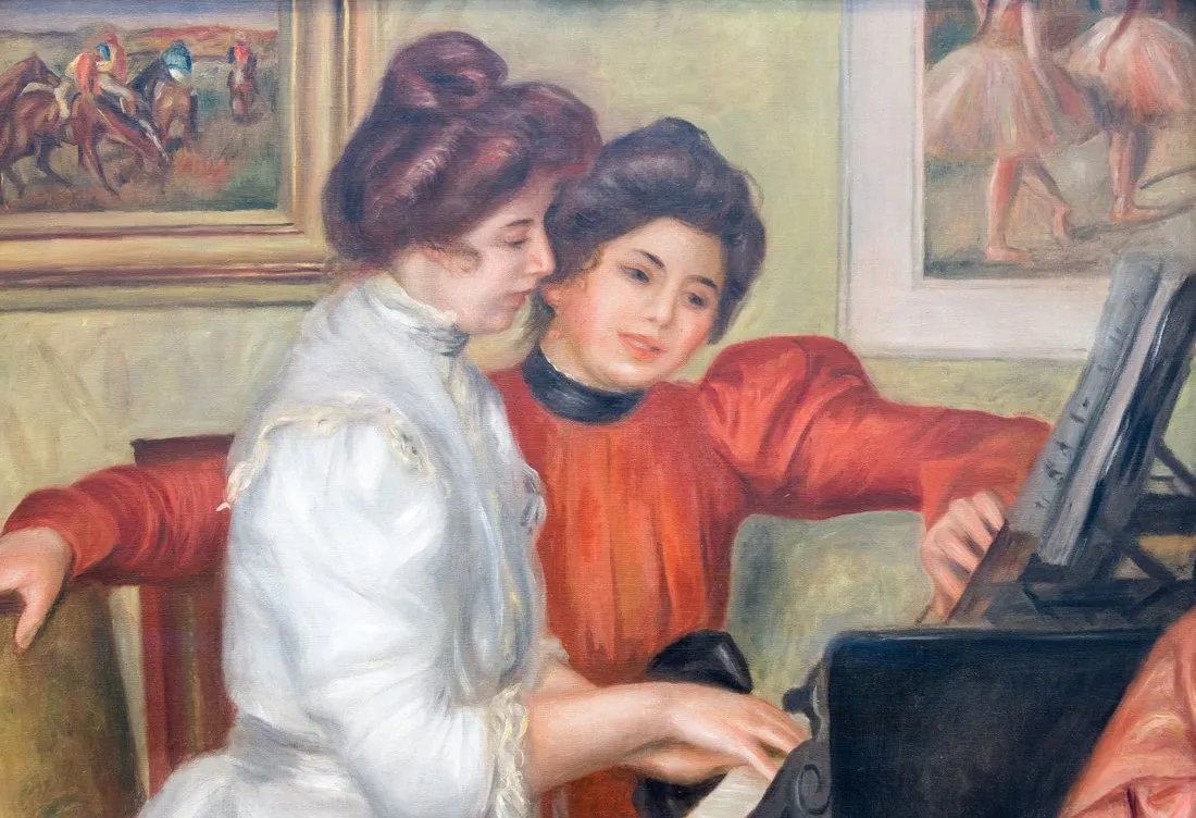 Pierre Auguste Renoir Yvonne Et Christine Lerolle Au Piano | Arthipo