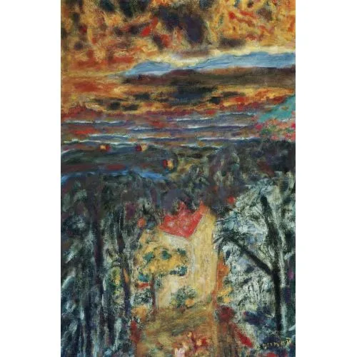 Pierre Bonnard Cannet Manzara Gün Batımında Post Empresyonizm Pierre Bonnard Cannet Manzara Gün Batımında Post Empresyonizm Sanat Akımları Kanvas Efektli Tablo, Resim Kağıdı