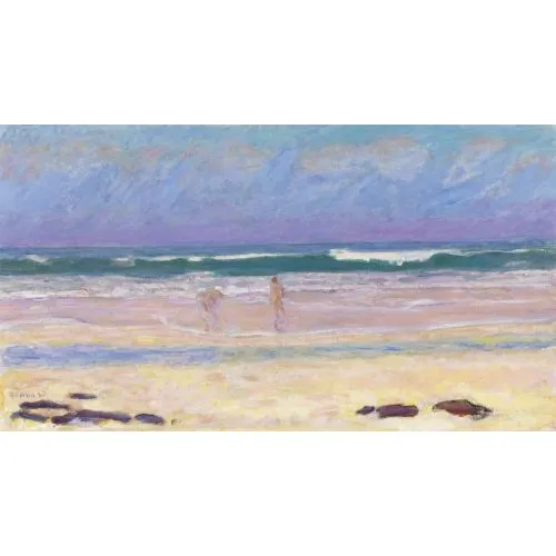 Pierre Bonnard, Plage Post Impressionism Pierre Bonnard Plage Post Impressionism Art Movements Canvas, Drawing Paper Prints, Reproduction Oil Painting and High Resolution